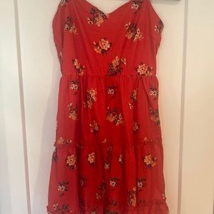 Floral Red Dress. EcoWish